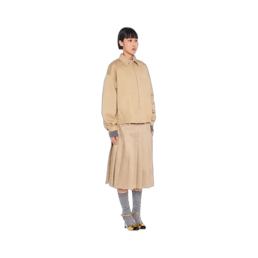 Oversized Chino Blouson Jacket