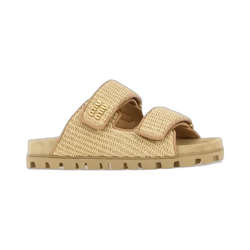 Touch-Strap Slip-On Sandals