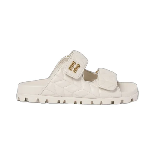 Quilted Slip-On Sandals