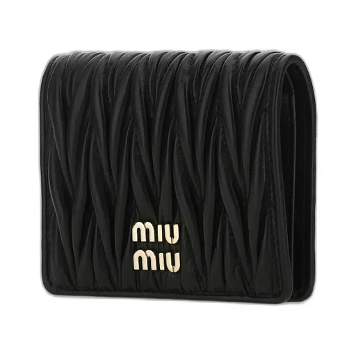 Logo Lettering Bi-Fold Wallet