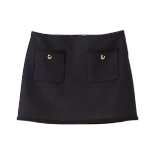 Zipped Mini Skirt