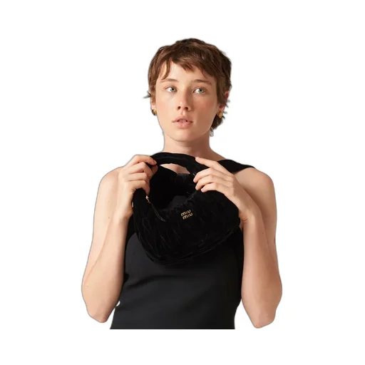 Wander Matelassé Zip-Up Shoulder Bag