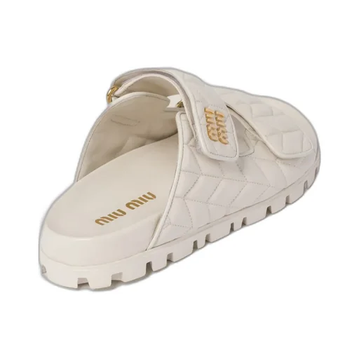 Quilted Slip-On Sandals