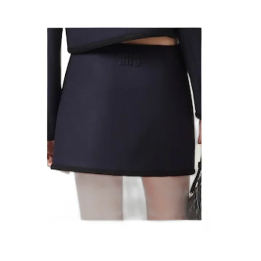 Zipped Mini Skirt