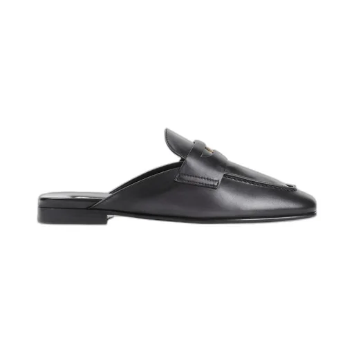 Bleached Leather Loafers