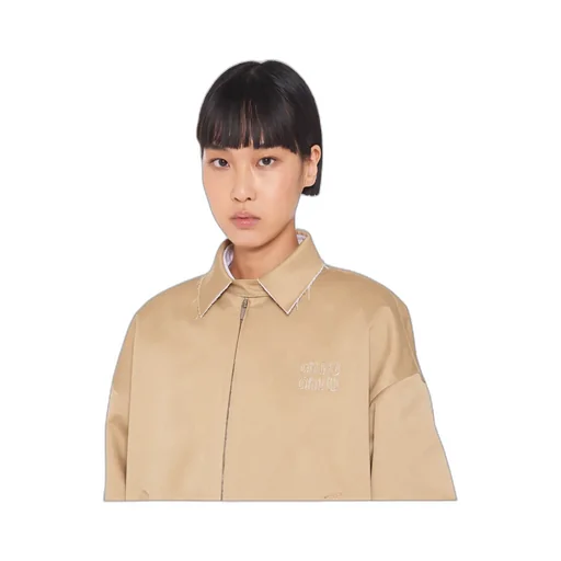 Oversized Chino Blouson Jacket