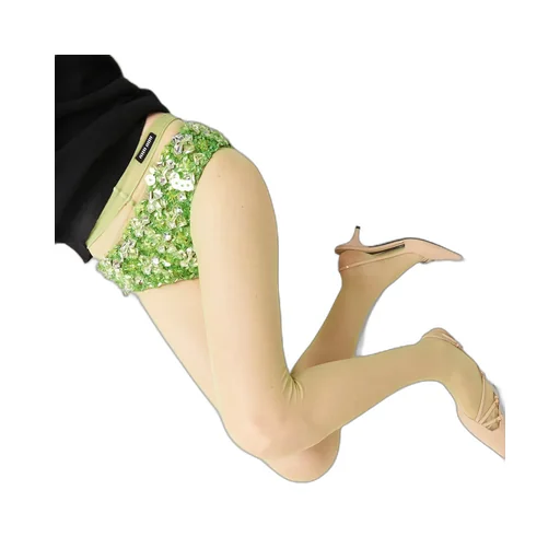 Embroidered Silk And Wool Panties
