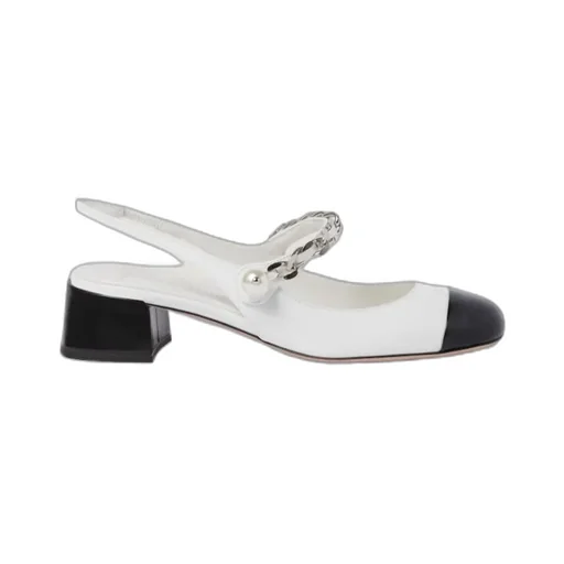 Two-Toned Chain-Linked Pumps