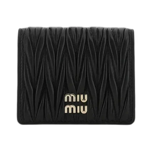 Logo Lettering Bi-Fold Wallet