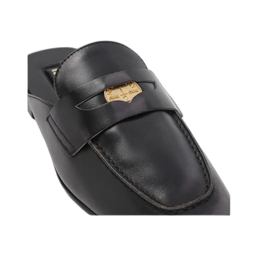 Bleached Leather Loafers