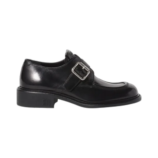Leather Shoes With Buckle