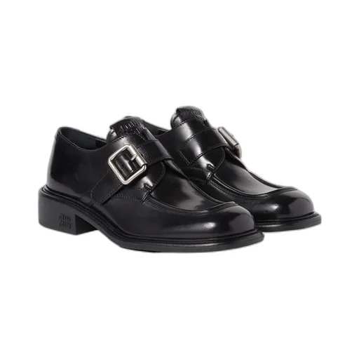 Leather Shoes With Buckle