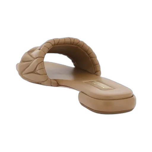 Matelassé Nappa Leather Slides