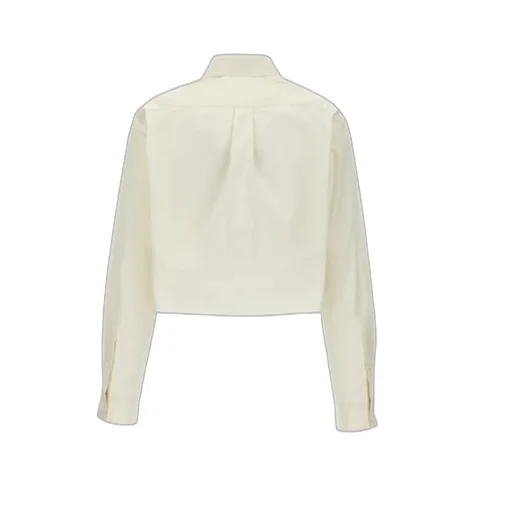 Button-Up Cropped Shirt