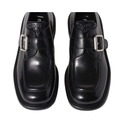 Leather Shoes With Buckle