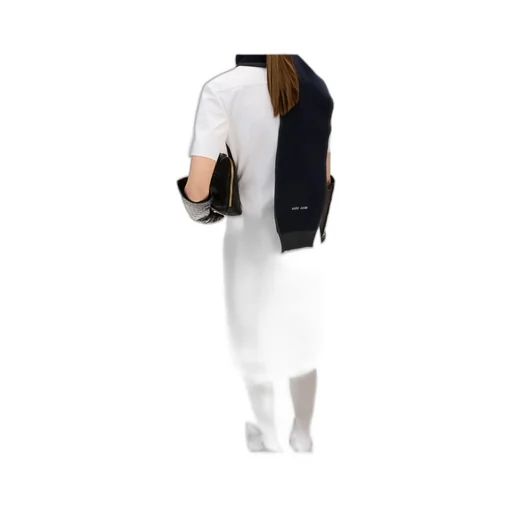 Poplin And Jersey Dress