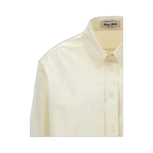 Button-Up Cropped Shirt