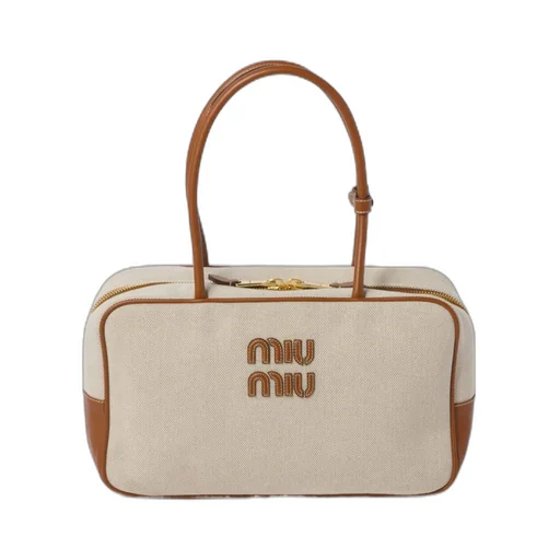 Beau Canvas And Leather Bag