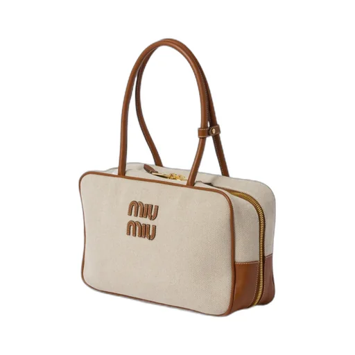 Beau Canvas And Leather Bag