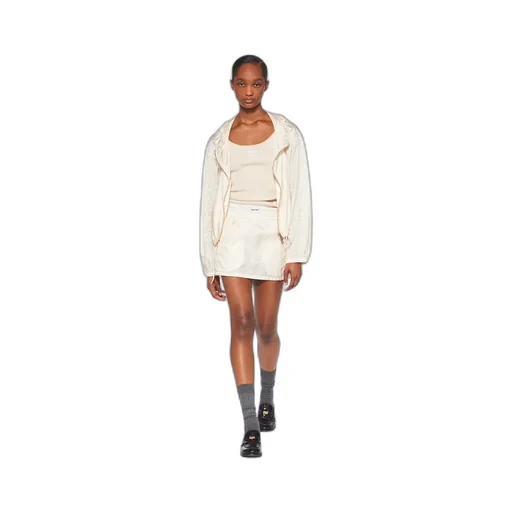 Elastic Waist Mini Skirt
