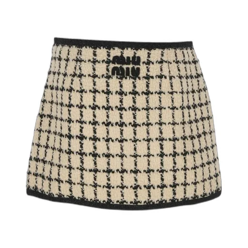 Check Patterned Mini Skirt