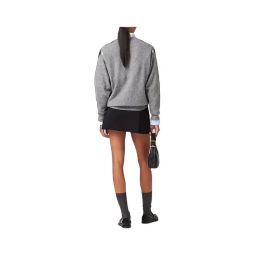Logo-Plaque Low-Rise Mini Skirt
