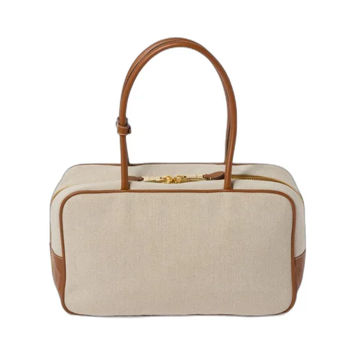 Beau Canvas And Leather Bag