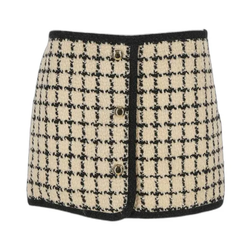 Check Patterned Mini Skirt
