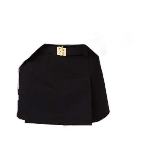 Logo-Plaque Low-Rise Mini Skirt
