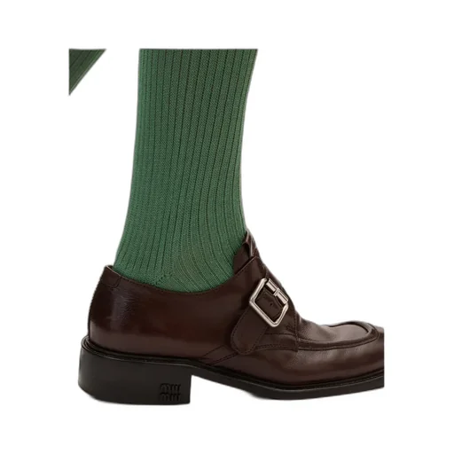 Leather Shoes With Buckle