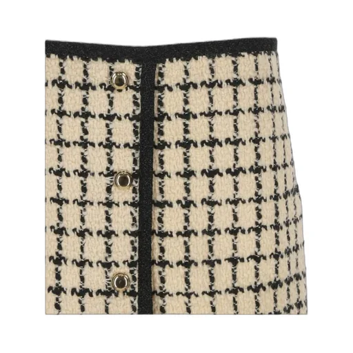 Check Patterned Mini Skirt