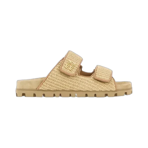 Touch-Strap Slip-On Sandals