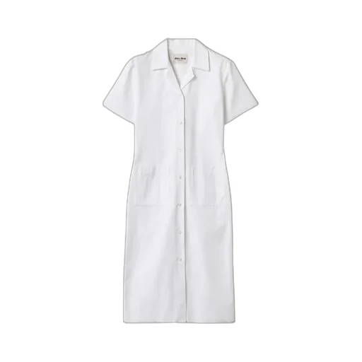 Poplin And Jersey Dress