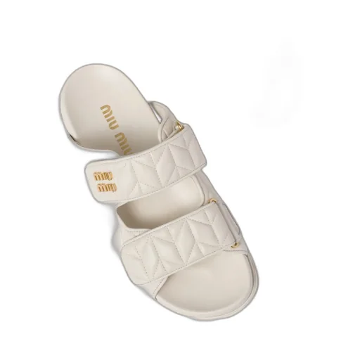Quilted Slip-On Sandals