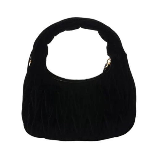 Wander Matelassé Zip-Up Shoulder Bag