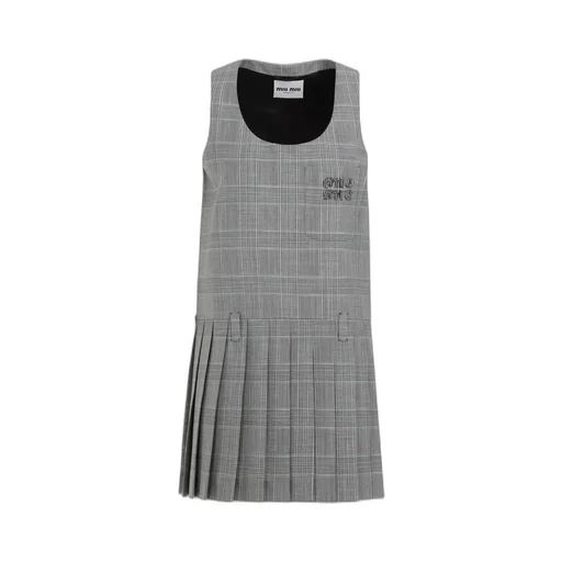 Prince Of Wales Checked Mini-Dress