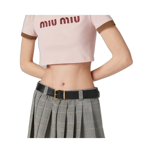 Prince Of Wales Check Pleated Skirt