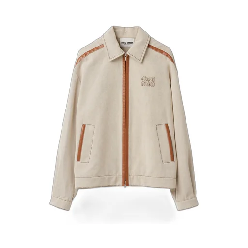 Jacquard Canvas Blouson Jacket
