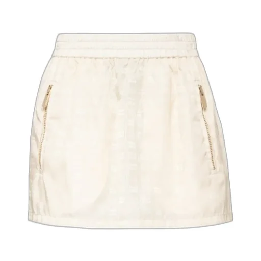 Elastic Waist Mini Skirt