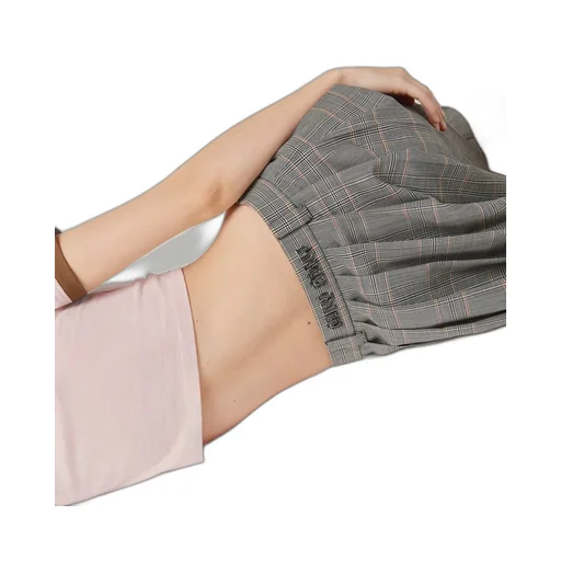 Prince Of Wales Check Pleated Skirt