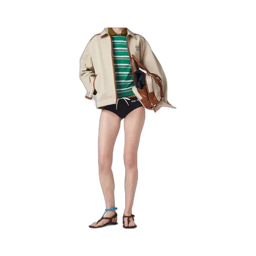 Jacquard Canvas Blouson Jacket