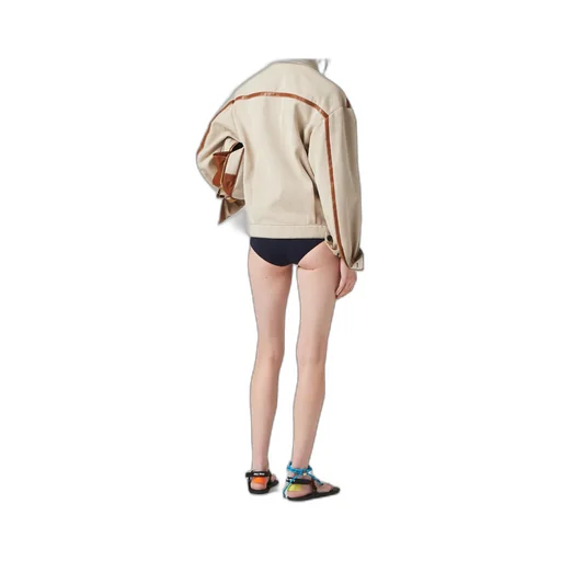 Jacquard Canvas Blouson Jacket