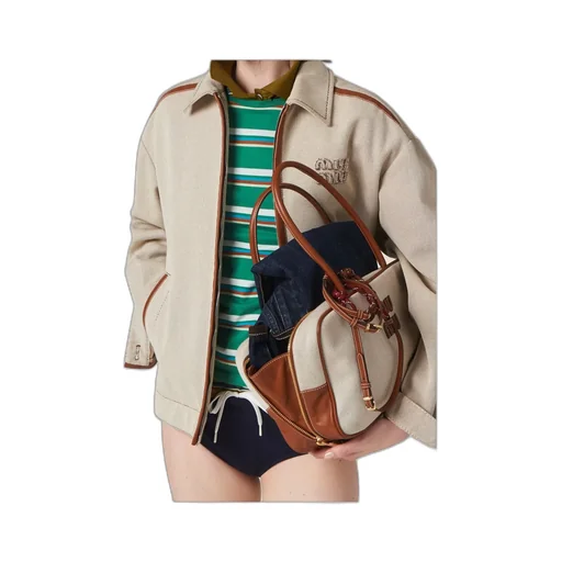 Jacquard Canvas Blouson Jacket