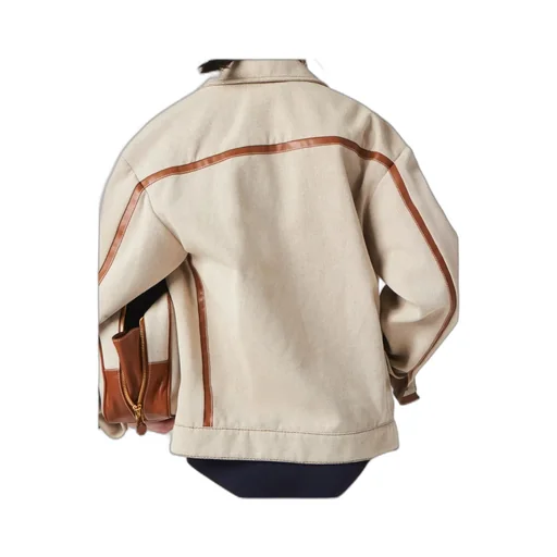 Jacquard Canvas Blouson Jacket