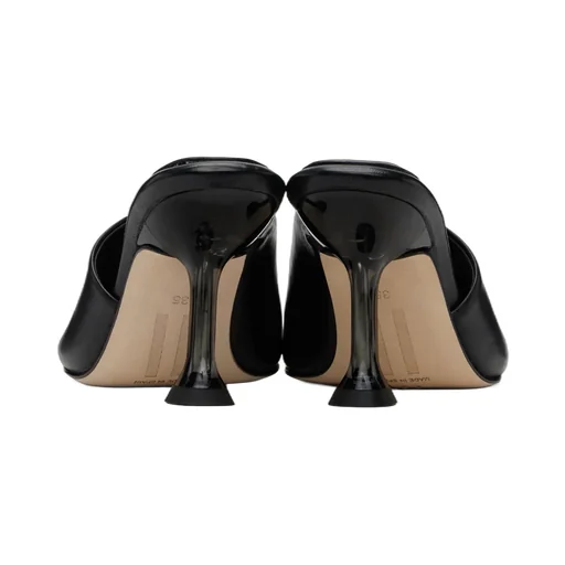 Square-Headed High-Heeled Sandals
