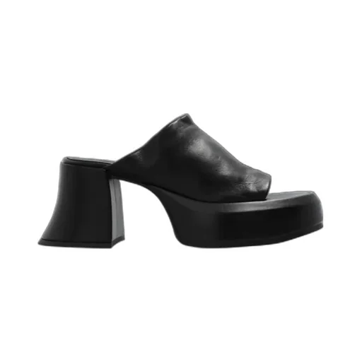 Round Head High-Heeled Sandals