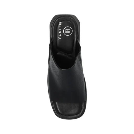 Block-Heel Open-Toe Slides
