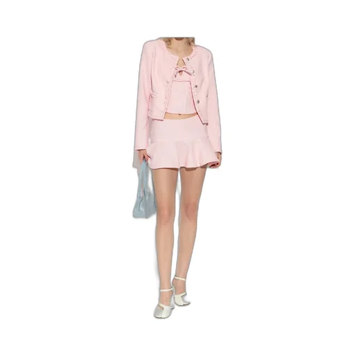 Frayed-Detailing Jacket