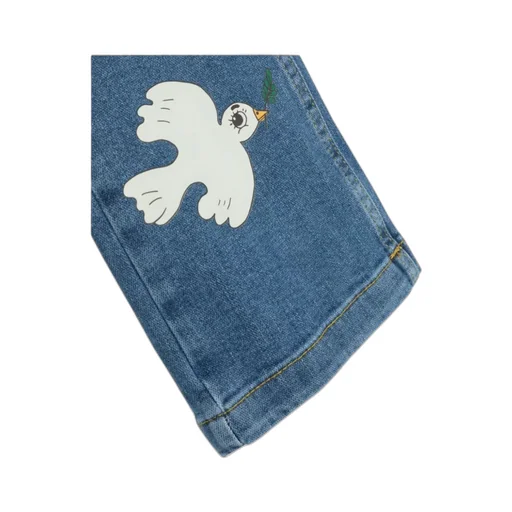 Dove Logo Patch Jeans