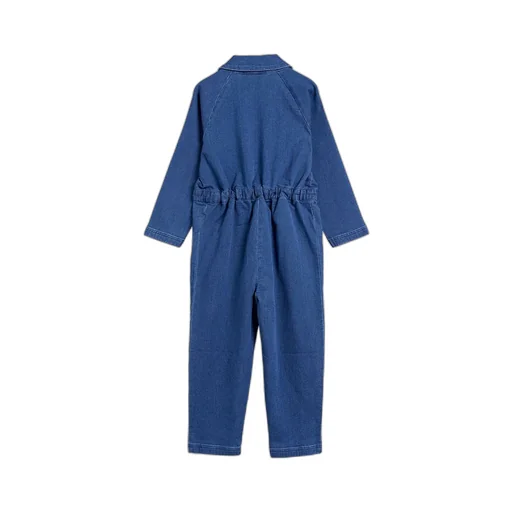 Baby Girl Organic Cotton Denim Jumpsuit